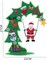 Art Christmas Tree Tabletop Rhinestone Painting Kit – Luminous 5D DIY Christmas Decorations